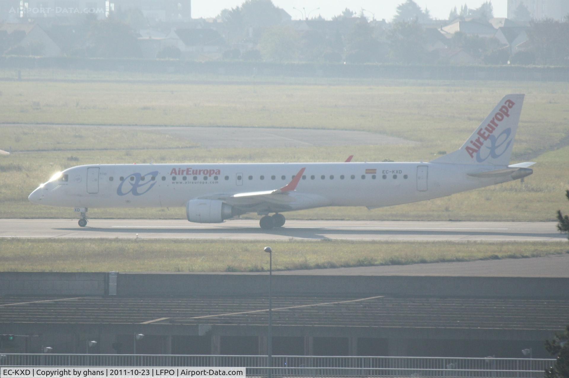 EC-KXD, 2009 Embraer 195LR (ERJ-190-200LR) C/N 19000244, Air Europa