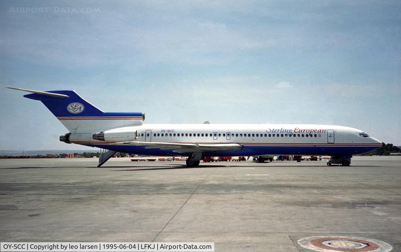 OY-SCC, 1979 Boeing 727-212 C/N 21945, AJA Ajaccio France 4.6.95