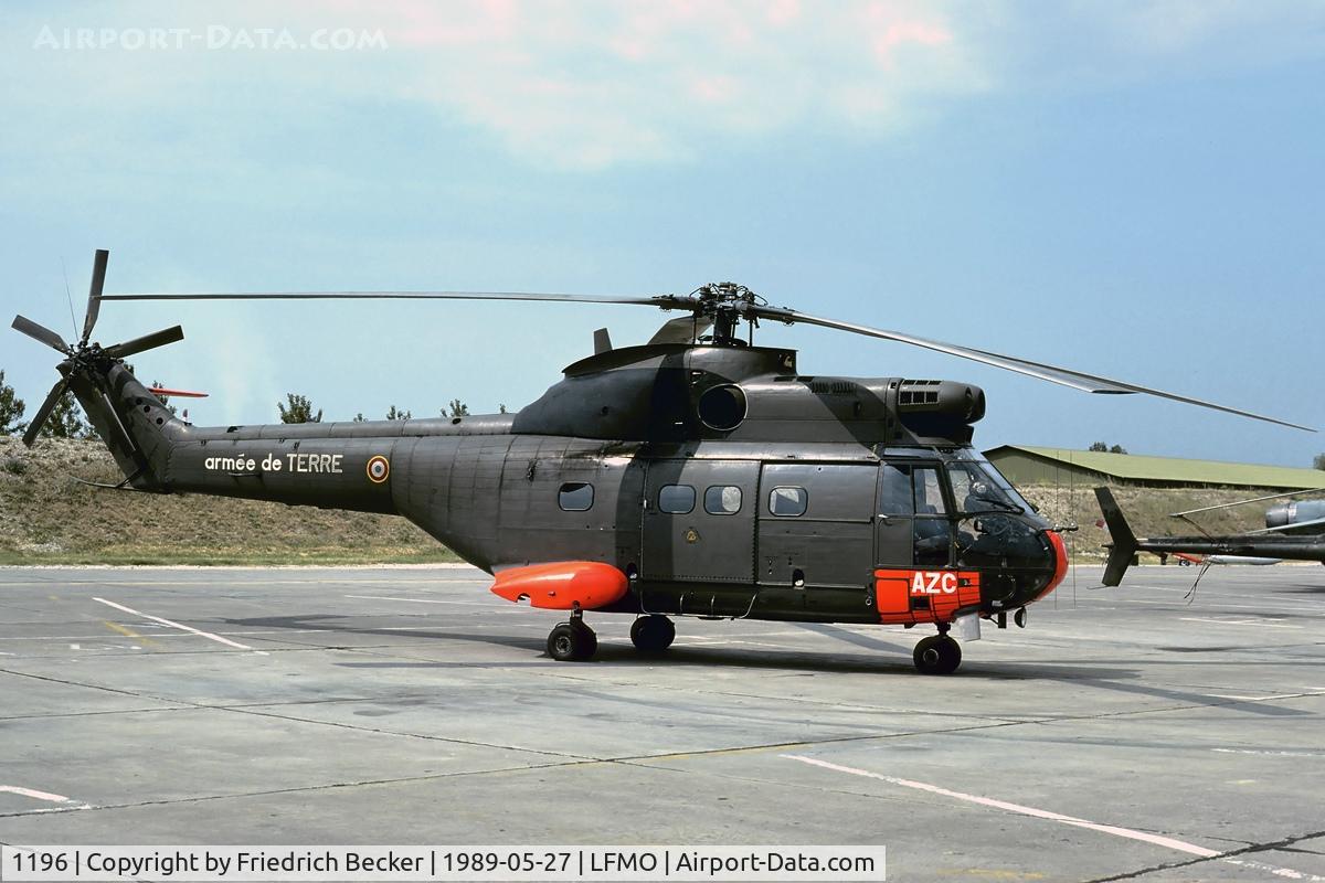 1196, Aérospatiale SA-330B Puma C/N 1196, static display