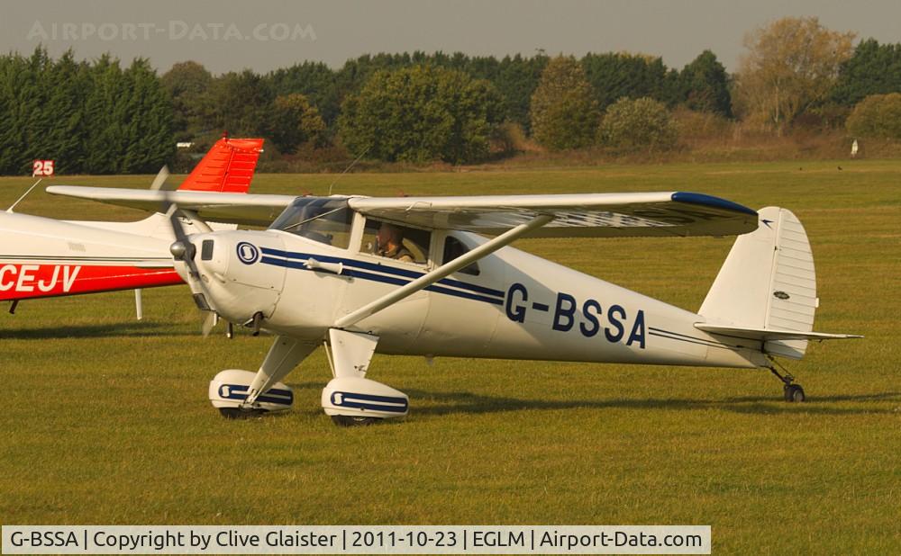 G-BSSA, 1946 Luscombe 8E Silvaire Silvaire C/N 4176, Ex: NC1449K>N1449K>G-BSSA