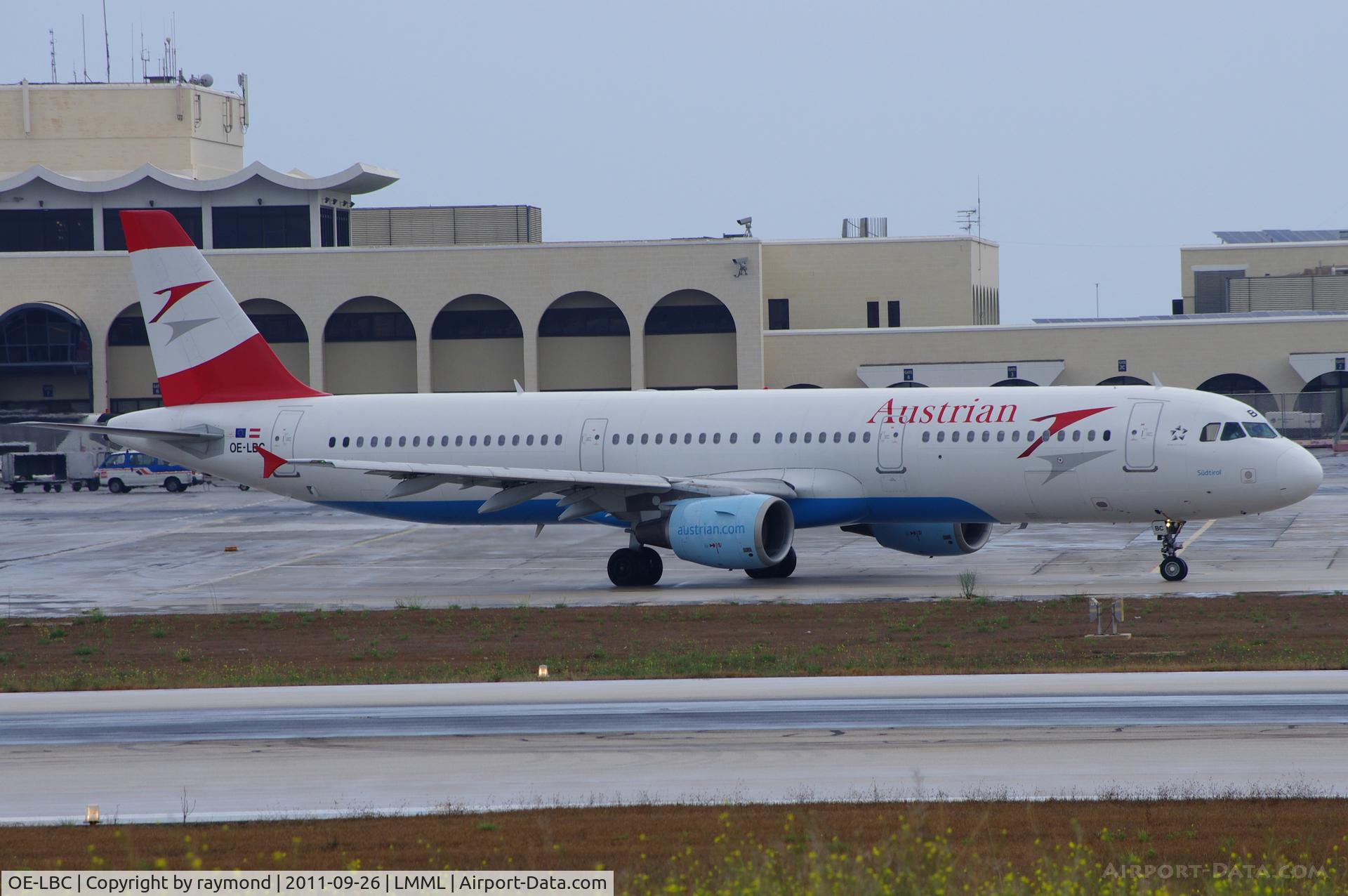 OE-LBC, 1996 Airbus A321-111 C/N 581, A321 OE-LBC Austrian Airlines