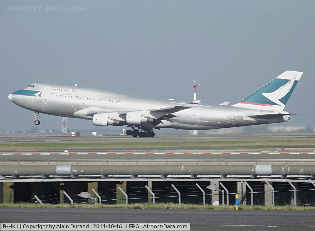 B-HKJ, 1993 Boeing 747-412BCF C/N 27133, One of the very last to sport the silver finish