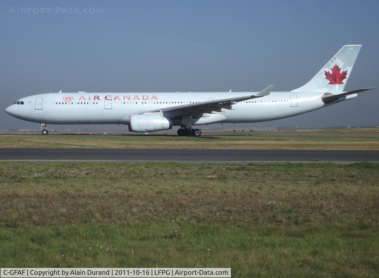 C-GFAF, 1999 Airbus A330-343 C/N 0277, As part of the winter schedules, AC replaced the 767-300 with the A330-300.