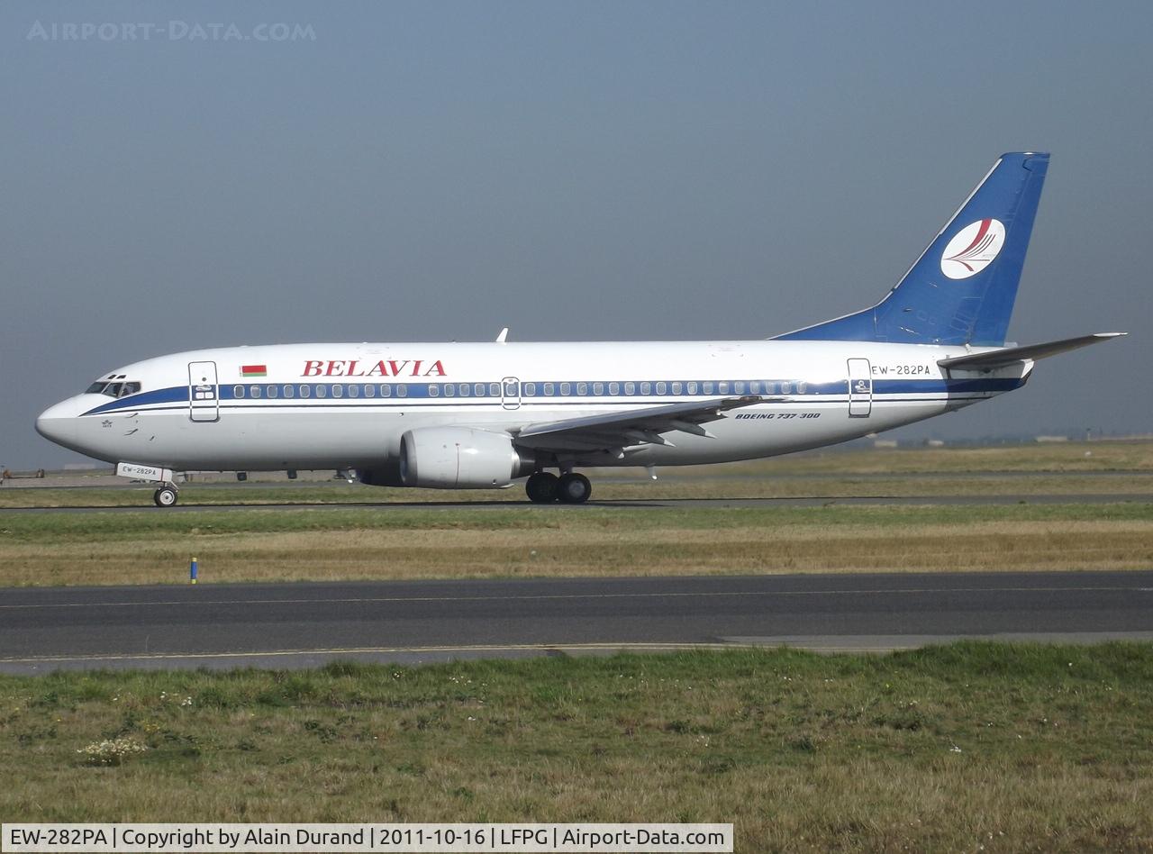 EW-282PA, 1995 Boeing 737-3Q8 C/N 26321, Substituing to the smaller 500.