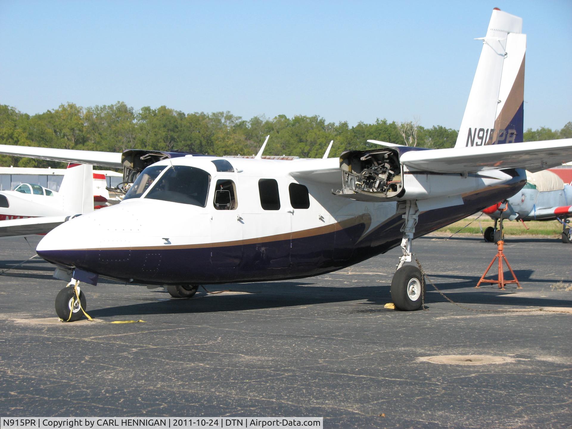 N915PR, 1972 Aero Commander 500 S C/N 3126, On the NW ramp.