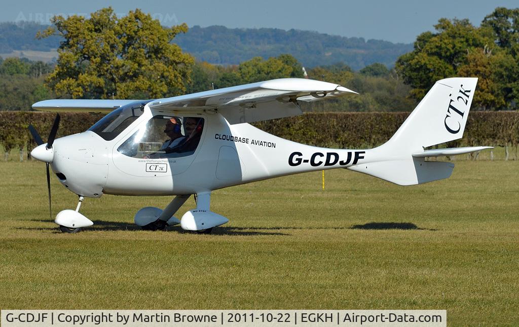 G-CDJF, 2005 Flight Design CT2K C/N 8104, SHOT AT HEADCORN