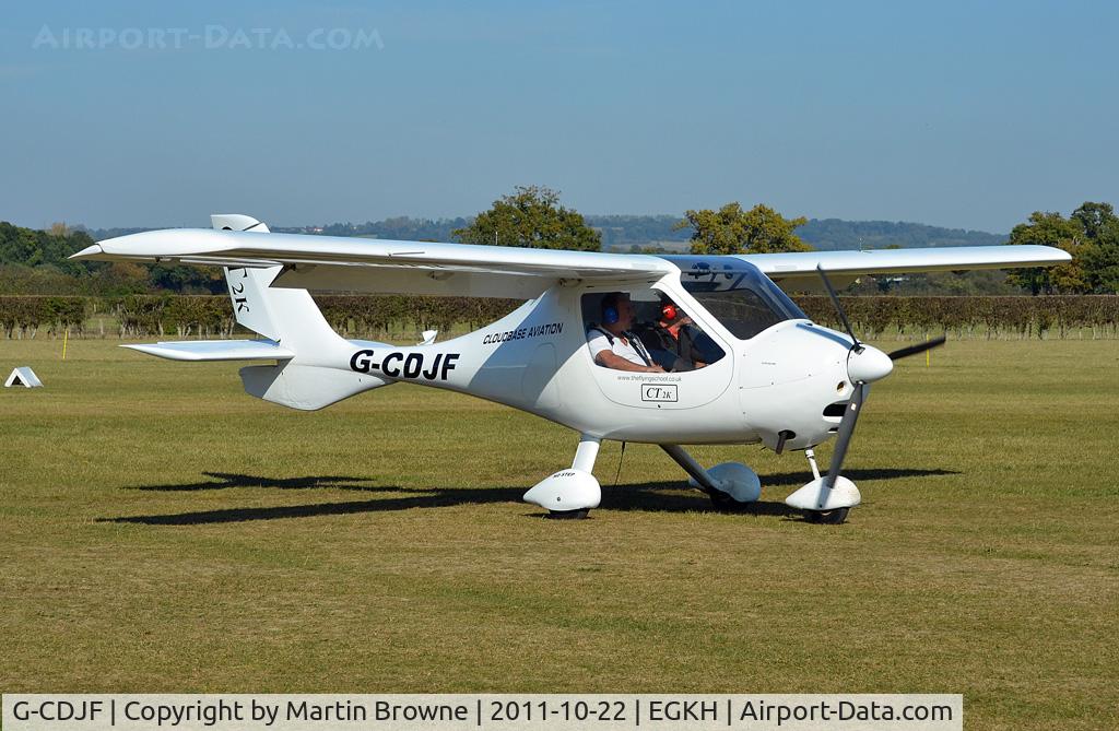 G-CDJF, 2005 Flight Design CT2K C/N 8104, SHOT AT HEADCORN