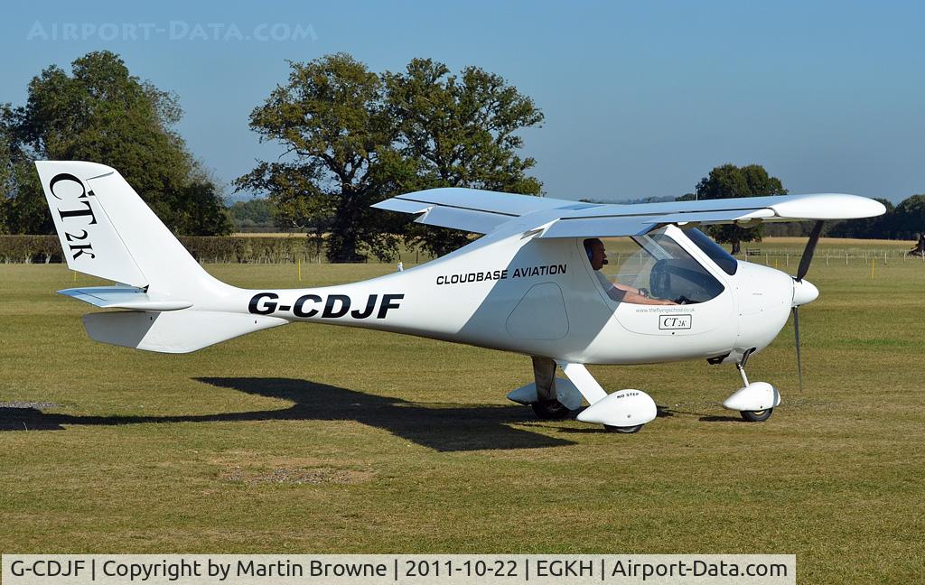 G-CDJF, 2005 Flight Design CT2K C/N 8104, SHOT AT HEADCORN