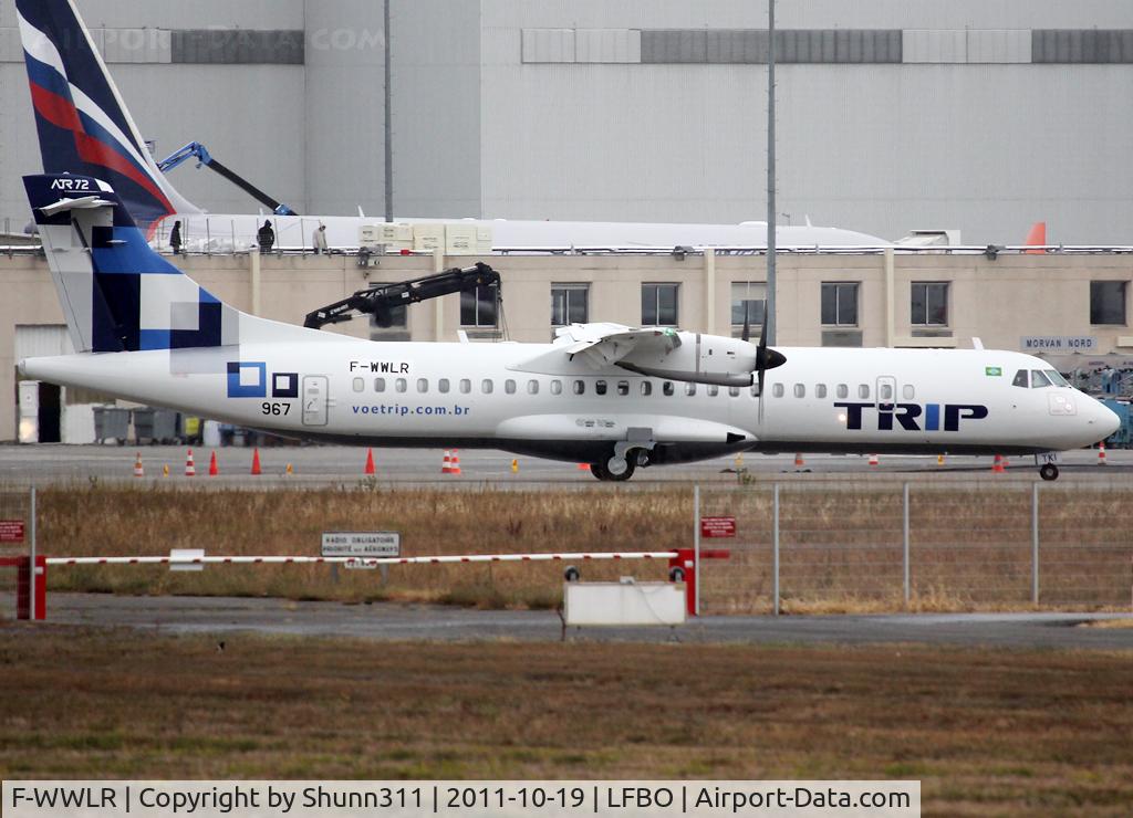 F-WWLR, 2011 ATR 72-600 C/N 967, C/n 967 - To be PR-TKI - First ATR72-600 for TRIP