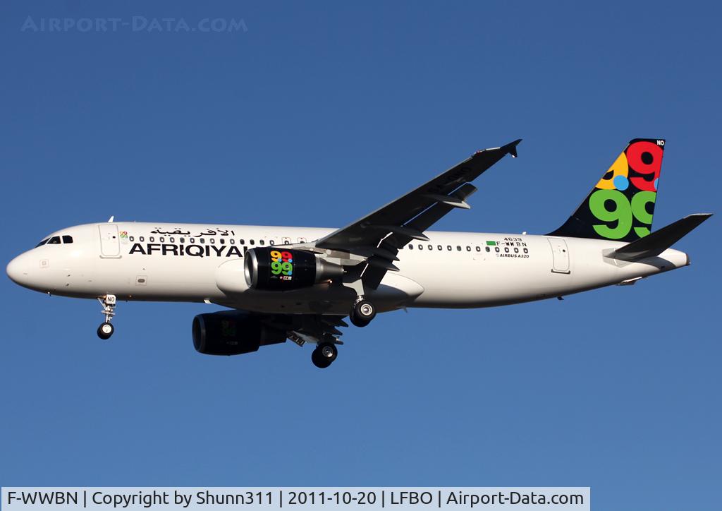 F-WWBN, 2011 Airbus A320-214 C/N 4639, C/n 4639 - Afriqiyah as 5A-ONO ntu... For Lao Aviation...