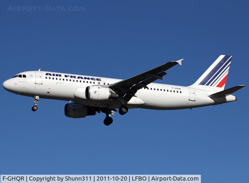 F-GHQR, 1992 Airbus A320-211 C/N 0377, Landing rwy 32L