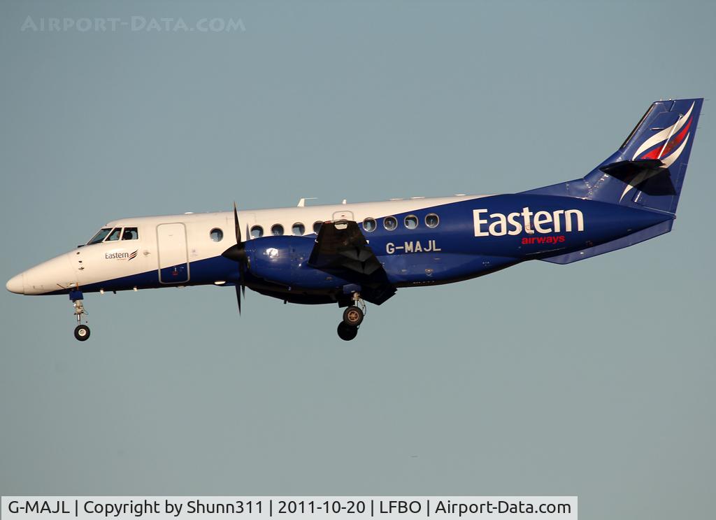 G-MAJL, 1996 British Aerospace Jetstream 41 C/N 41087, Landing rwy 32R