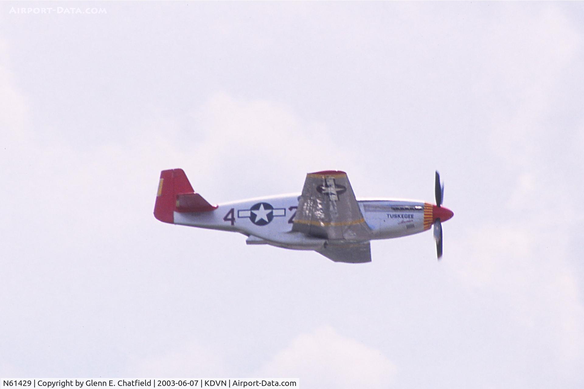 N61429, 1942 North American P-51C Mustang C/N 103-26199, Air show demonstration