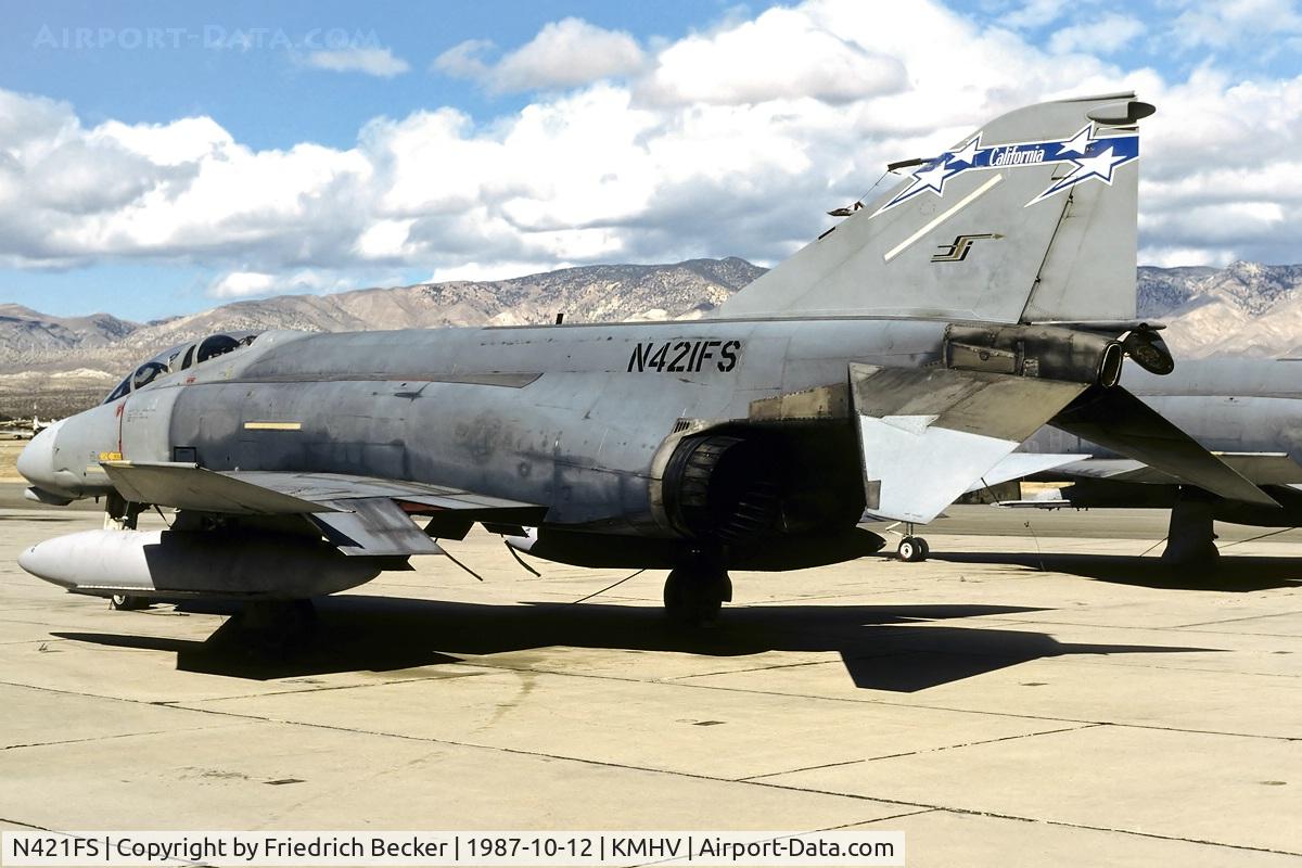 N421FS, 1963 McDonnell F-4C Phantom II C/N 576, parked at Mojave