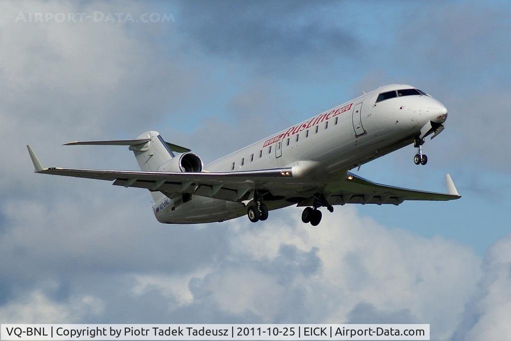 VQ-BNL, 1996 Canadair CRJ-100ER (CL-600-2B19) C/N 7106, Cork.