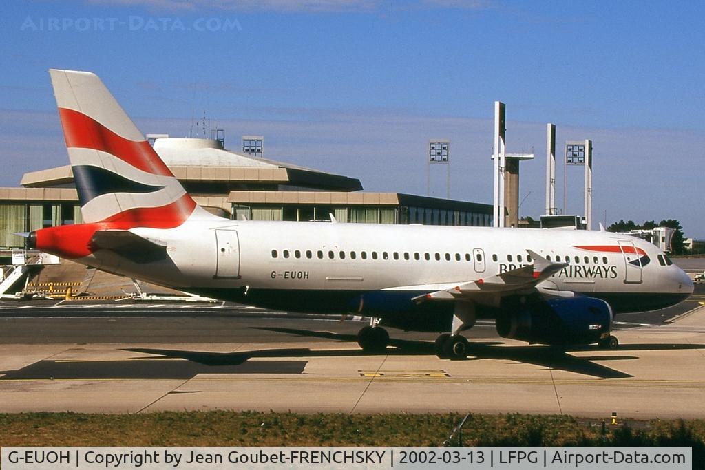 G-EUOH, 2001 Airbus A319-131 C/N 1604, CDG T1