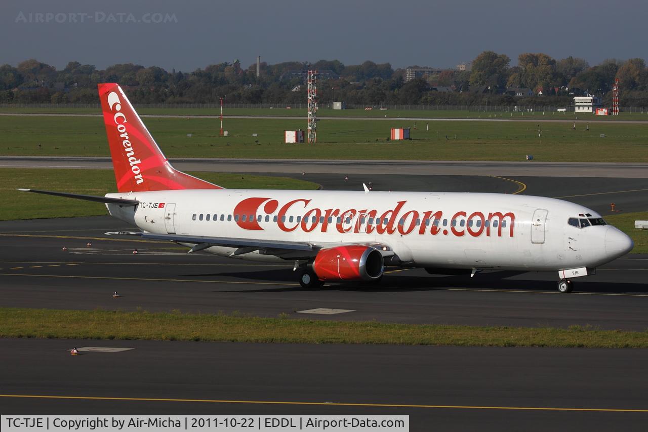 TC-TJE, 1992 Boeing 737-4Y0 C/N 26073, Corendon Airlines, Boeing 737-4Y0, CN: 26073/2375