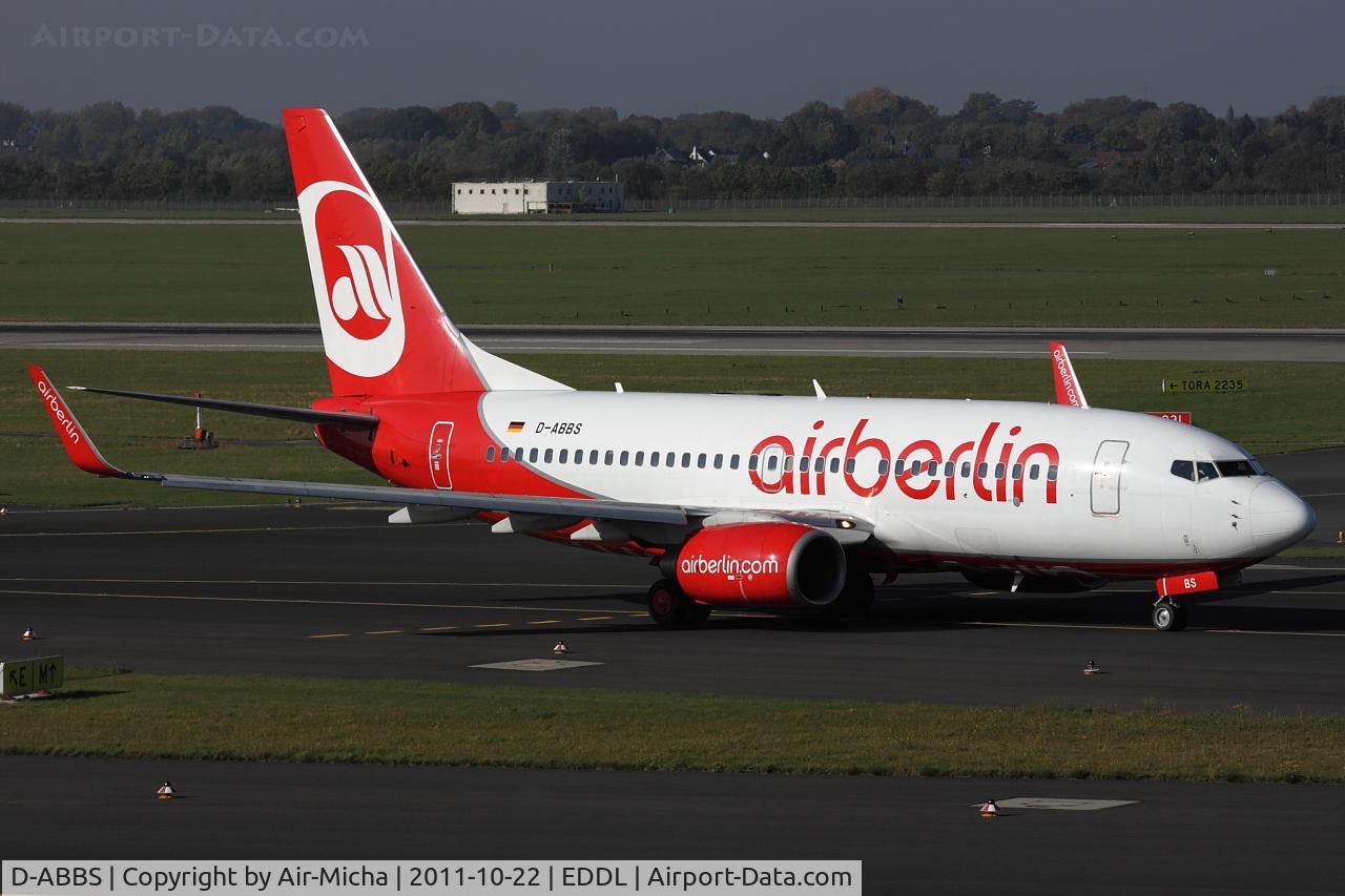 D-ABBS, 2001 Boeing 737-76N C/N 28654, Air Berlin, Boeing 737-76N (WL), CN: 28654/0986