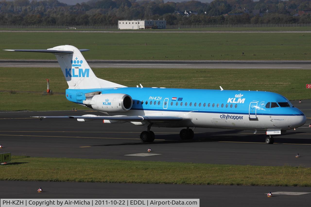 PH-KZH, 1997 Fokker 70 (F-28-0070) C/N 11583, KLM Cityhopper, Fokker F70, CN: 11583/0340