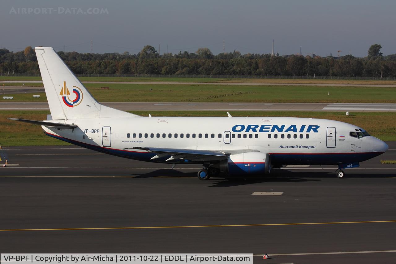VP-BPF, 1992 Boeing 737-5H6 C/N 26446, Orenair, Boeing 737-5H6, CN: 26446/2358