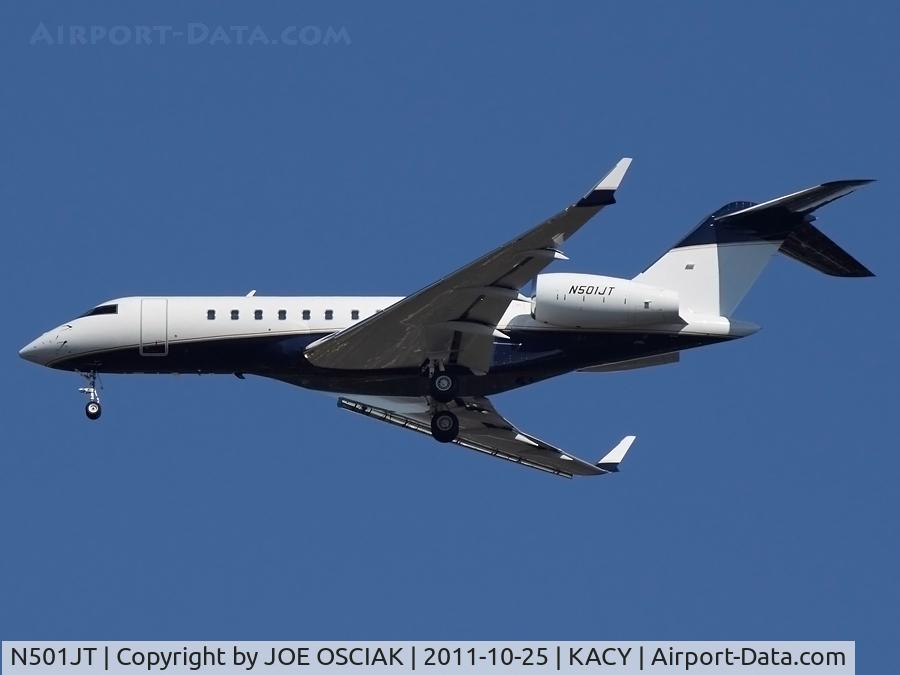 N501JT, 2007 Bombardier BD-700-1A10 Global 5000 C/N 9265, @ KACY