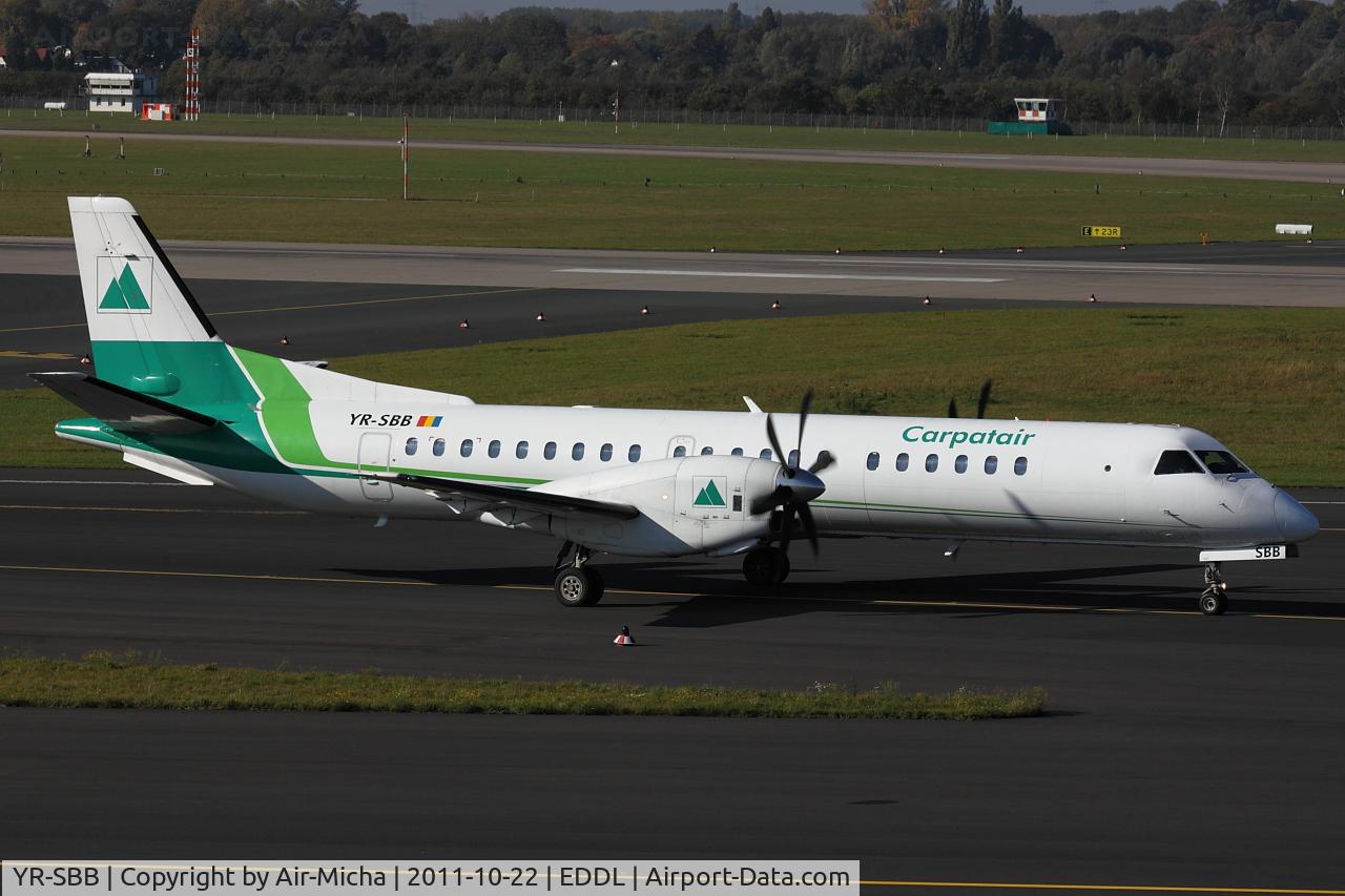 YR-SBB, 1995 Saab 2000 C/N 2000-026, Carpatair, Saab 2000, CN: 2000-026
