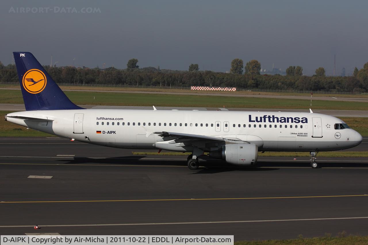 D-AIPK, 1989 Airbus A320-211 C/N 0093, Lufthansa, Airbus A320-211, CN: 0093, Name: Wiesbaden