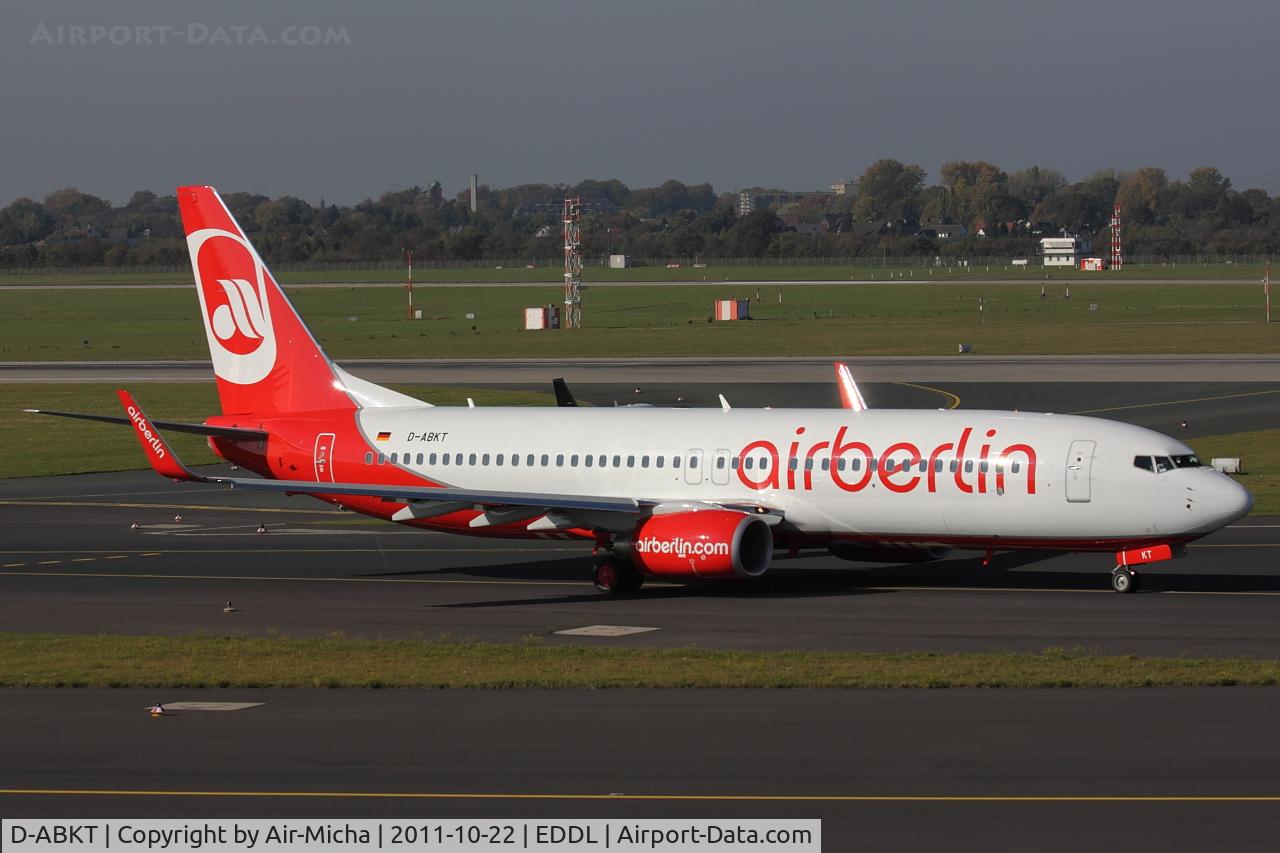 D-ABKT, 2011 Boeing 737-86J C/N 36881, Air Berlin, Boeing 737-86J (WL), CN: 36881/3671