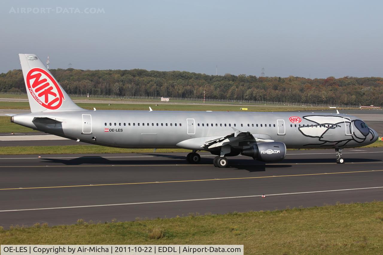 OE-LES, 2008 Airbus A321-211 C/N 3504, Niki, Airbus A321-211, CN: 3504, Name: Boogie Woogie