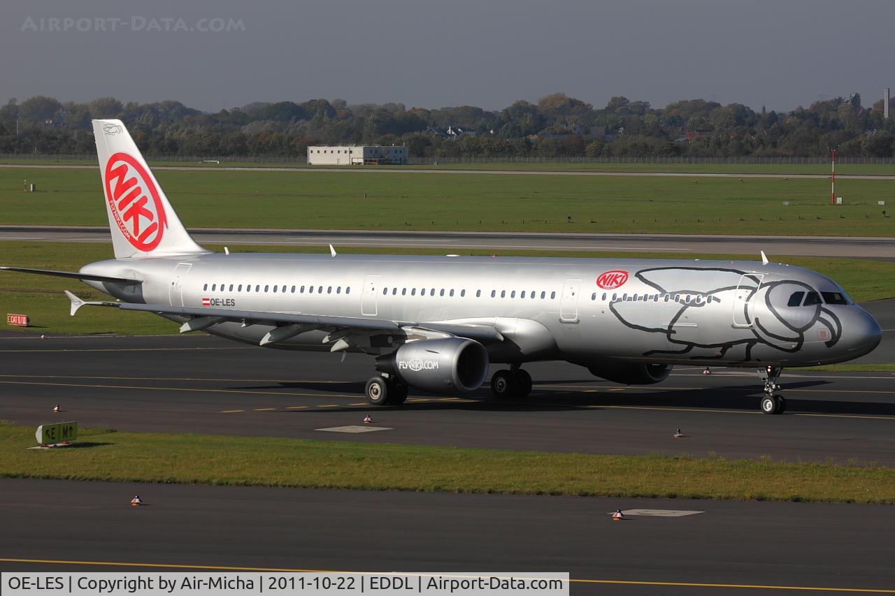 OE-LES, 2008 Airbus A321-211 C/N 3504, Niki, Airbus A321-211, CN: 3504, Name: Boogie Woogie