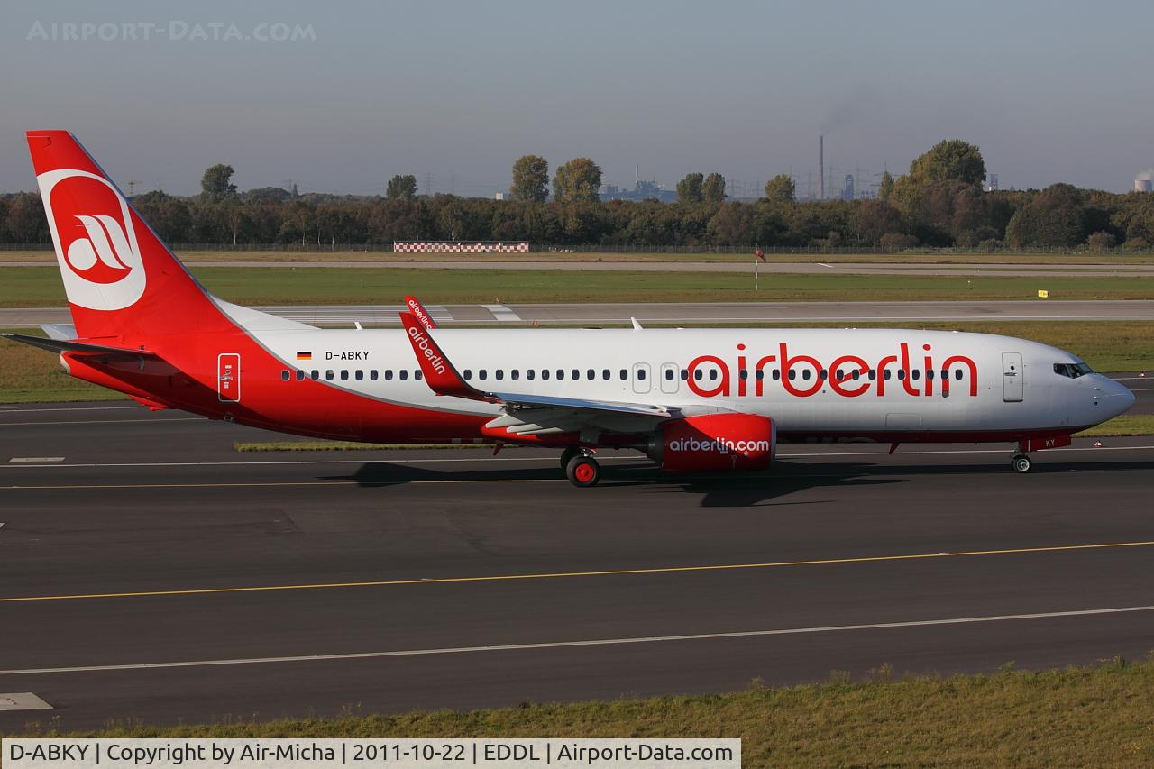 D-ABKY, 2011 Boeing 737-86J C/N 36886, Air Berlin, Boeing 737-86J (WL), CN: 36886/3777