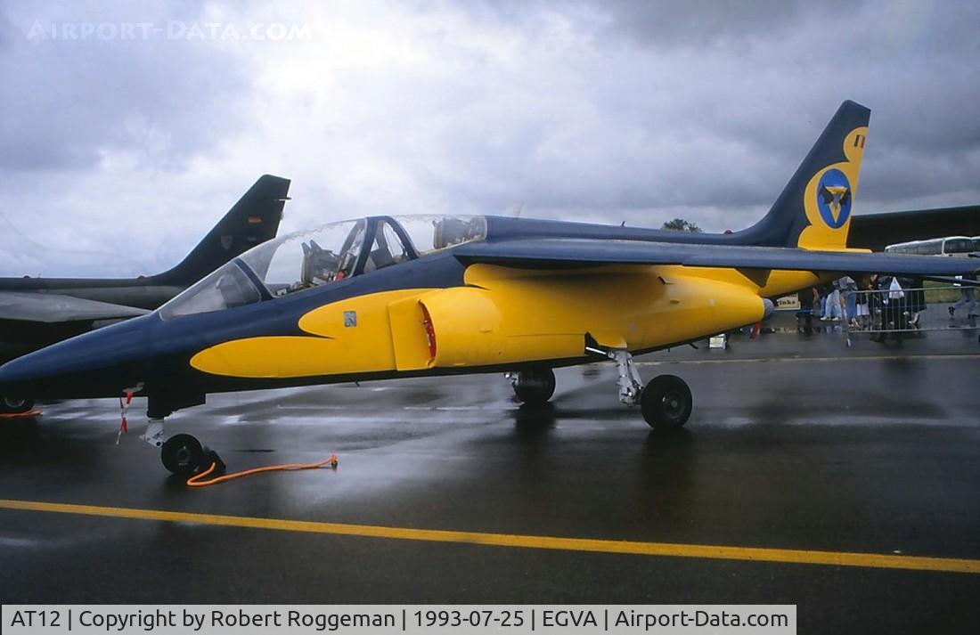 AT12, Dassault-Dornier Alpha Jet 1B C/N B12/1036, BATBIRD.75 YEARS 11 SQUADRON.
