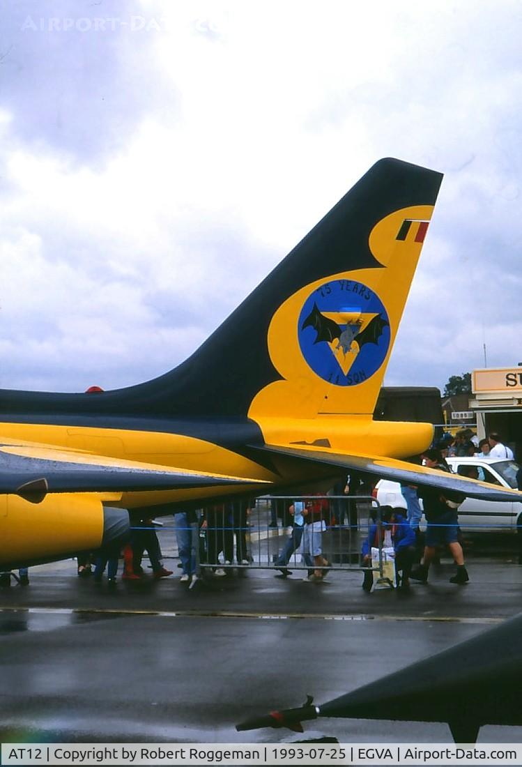 AT12, Dassault-Dornier Alpha Jet 1B C/N B12/1036, BATBIRD.75 YEARS 11 SQUADRON.