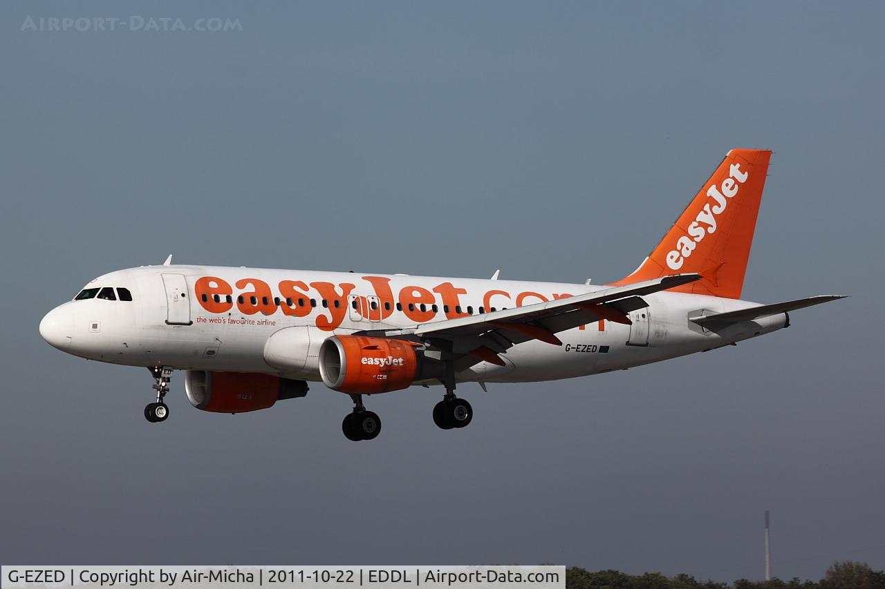 G-EZED, 2004 Airbus A319-111 C/N 2170, EasyJet, Airbus A319-111, CN: 2170