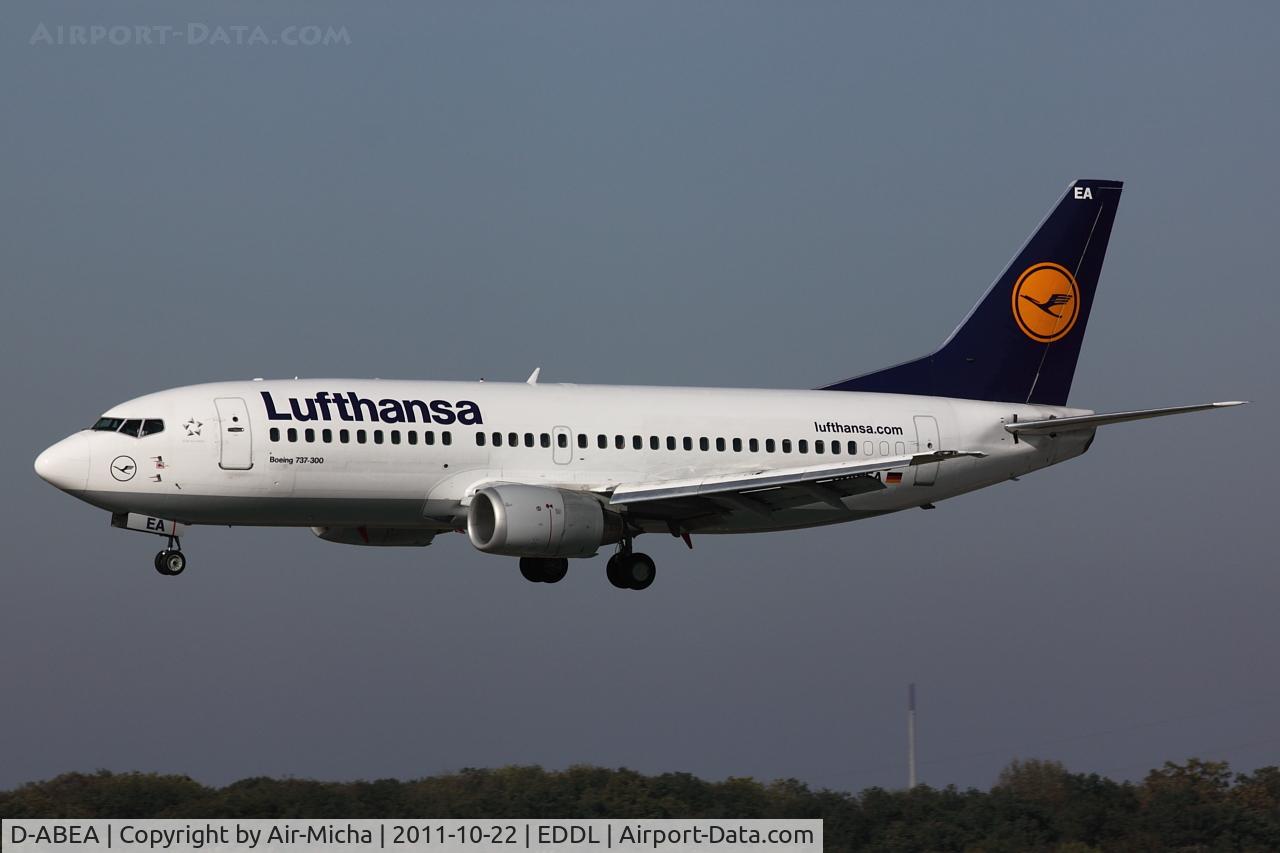D-ABEA, 1990 Boeing 737-330 C/N 24565, Lufthansa, Boeing 737-330, CN: 24565/1818, Name: Saarbrücken