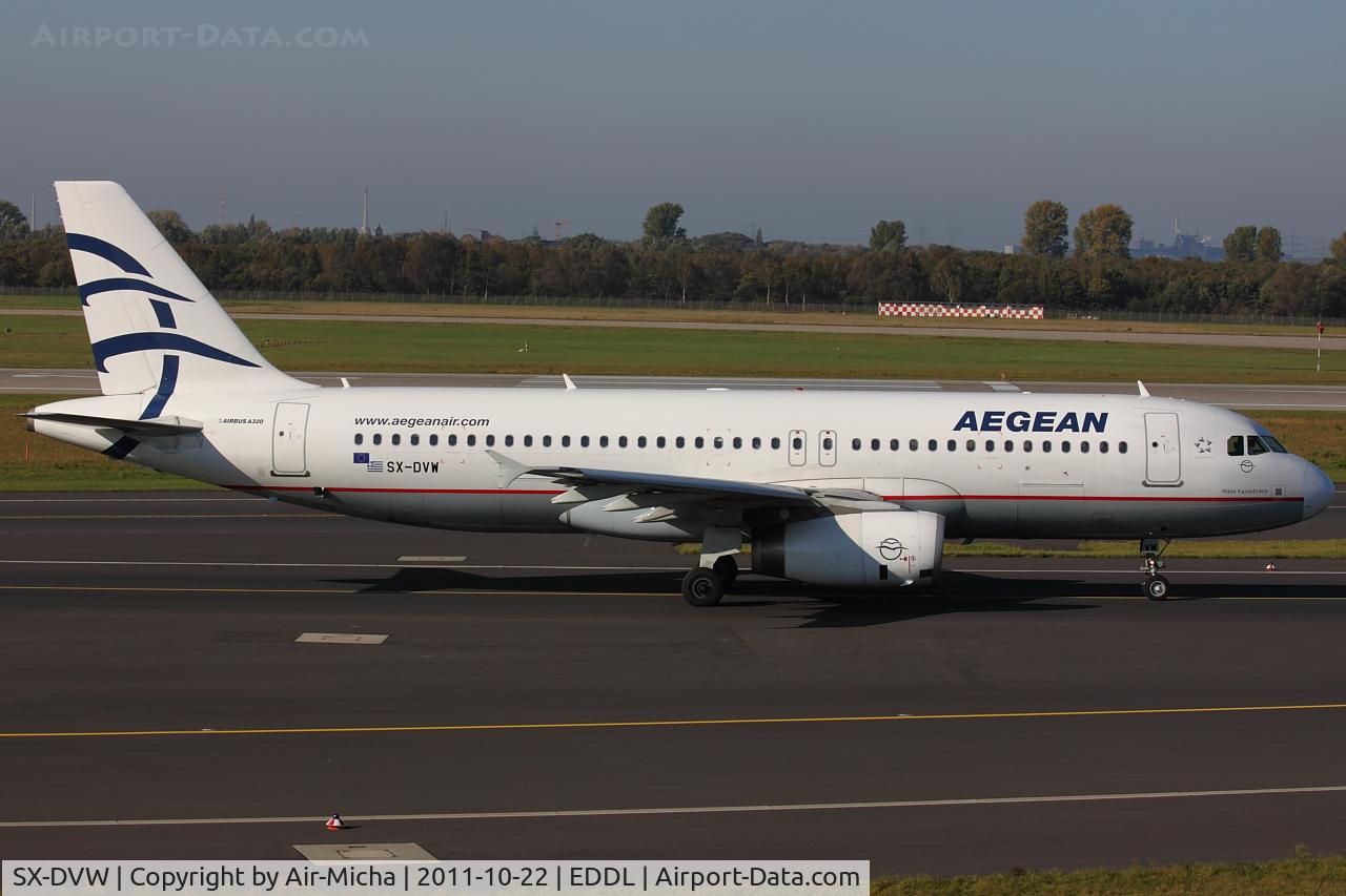 SX-DVW, 2009 Airbus A320-232 C/N 3785, Aegean Airlines, Airbus A320-232, CN: 3785, Name: Nikos Kazantzakis