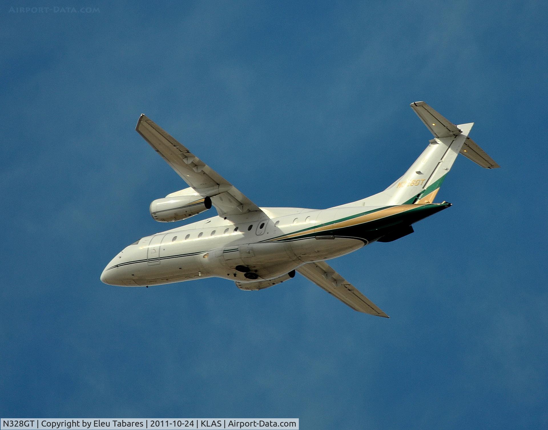N328GT, 2001 Fairchild Dornier 328-300 328JET C/N 3183, Taken over McCarran International Airport.