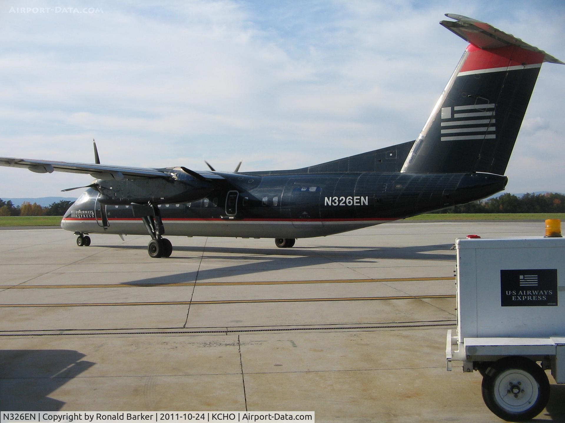 N326EN, 1990 De Havilland Canada DHC-8-311 Dash 8 C/N 234, CHO, VA