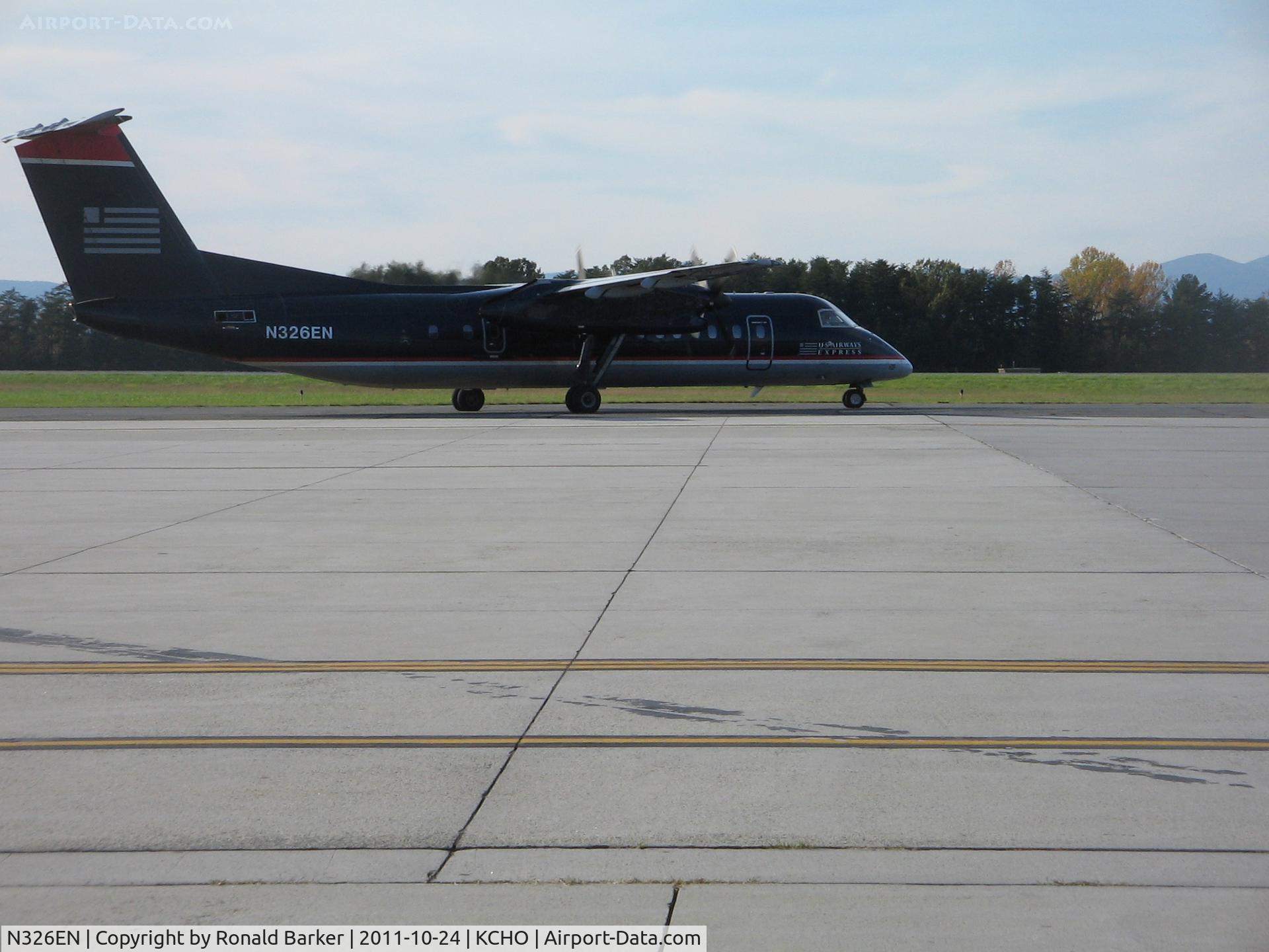 N326EN, 1990 De Havilland Canada DHC-8-311 Dash 8 C/N 234, CHO, VA