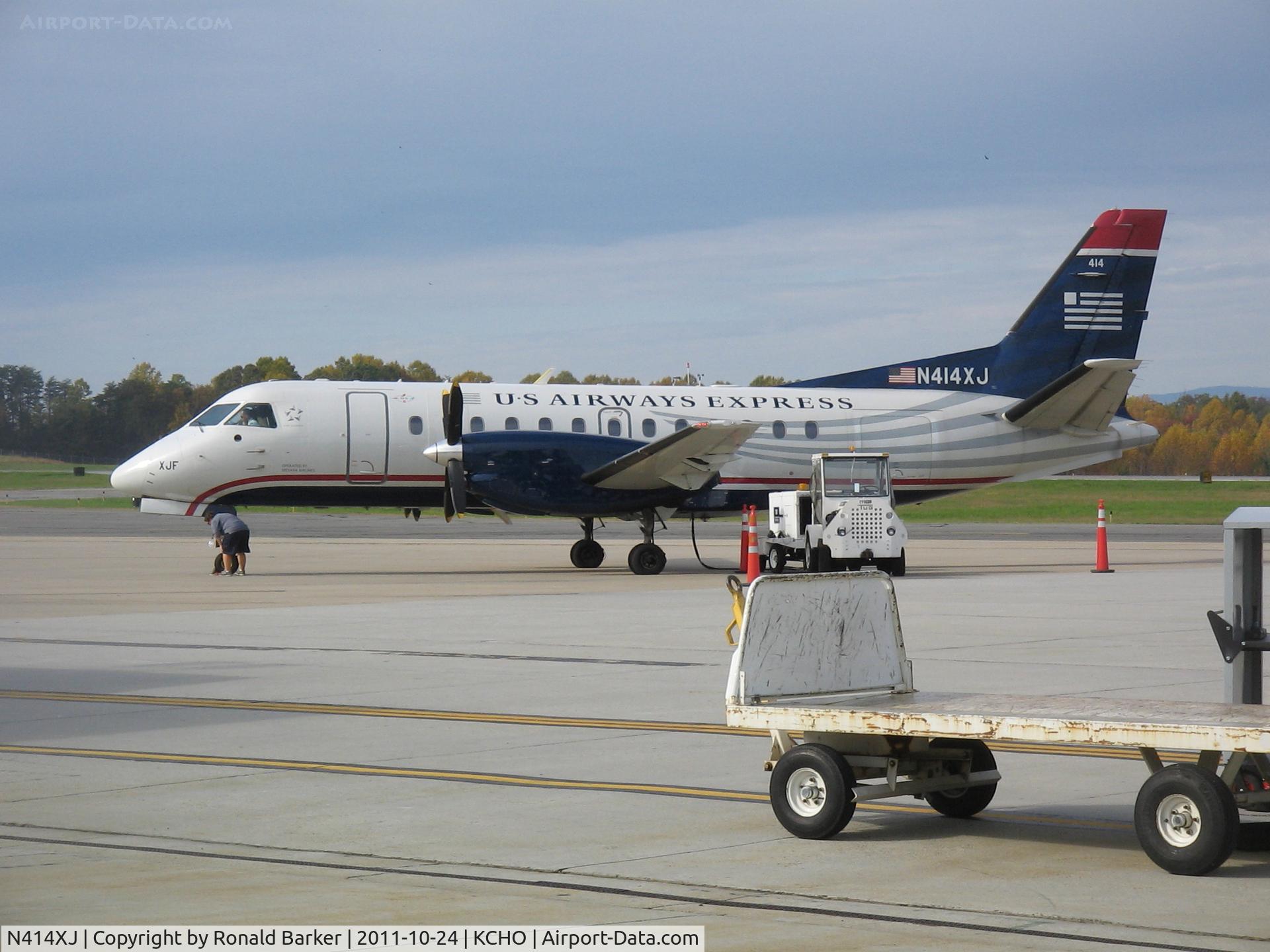 N414XJ, 1997 Saab 340B C/N 340B-414, CHO, VA