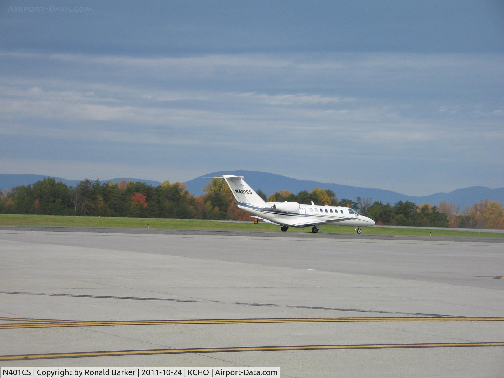 N401CS, 2005 Cessna 525B CitationJet CJ3 C/N 525B0030, Taxi CHO, VA