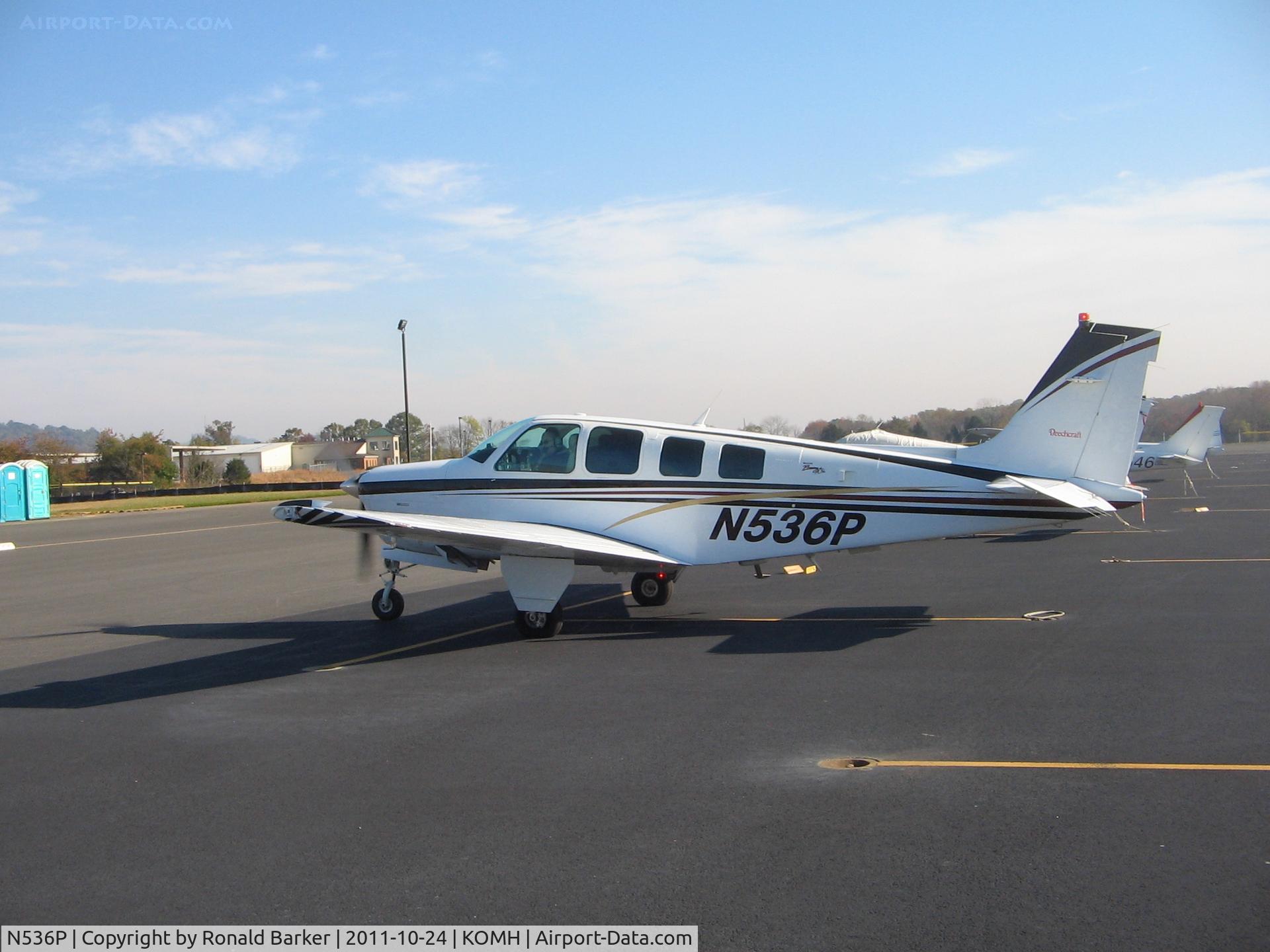 N536P, 1998 Raytheon Aircraft Company A36 Bonanza C/N E3197, Orange