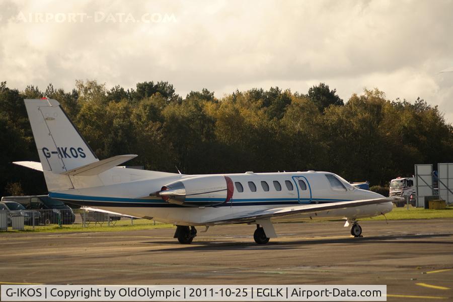G-IKOS, 2001 Cessna 550 Citation Bravo C/N 550-0957, EGLK 25OCT11