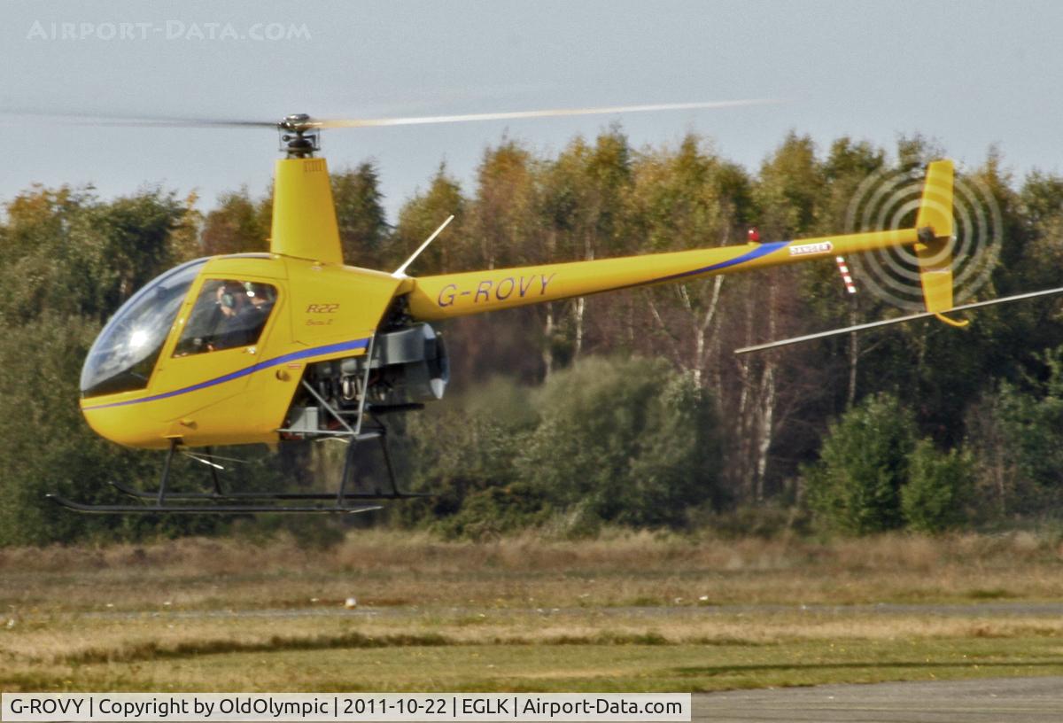 G-ROVY, 1999 Robinson R22 Beta C/N 2957, Airborne