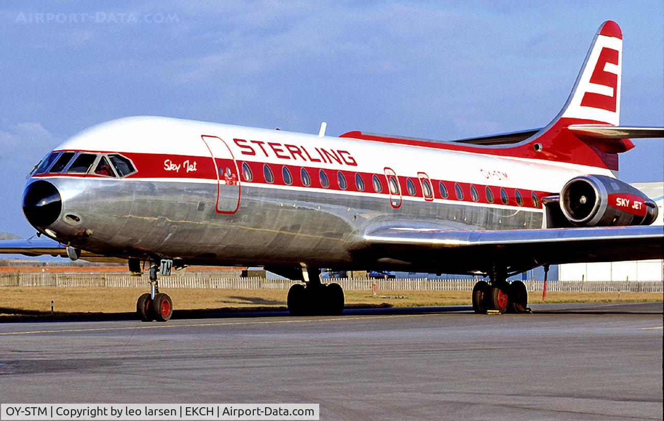 OY-STM, 1970 Sud Aviation SE-210 Caravelle 10B3 Super B C/N 268, CPH Kastrup 1987