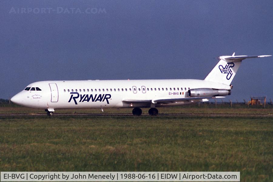 EI-BVG, 1977 BAC 111-525FT One-Eleven C/N BAC.255, Taxiing for takeoff