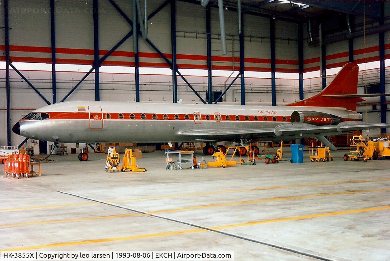 HK-3855X, 1969 Sud Aviation SE-210 Caravelle 10B3 Super B C/N 265, CPH 6.8.93 ex OY-STI Sterling AW.