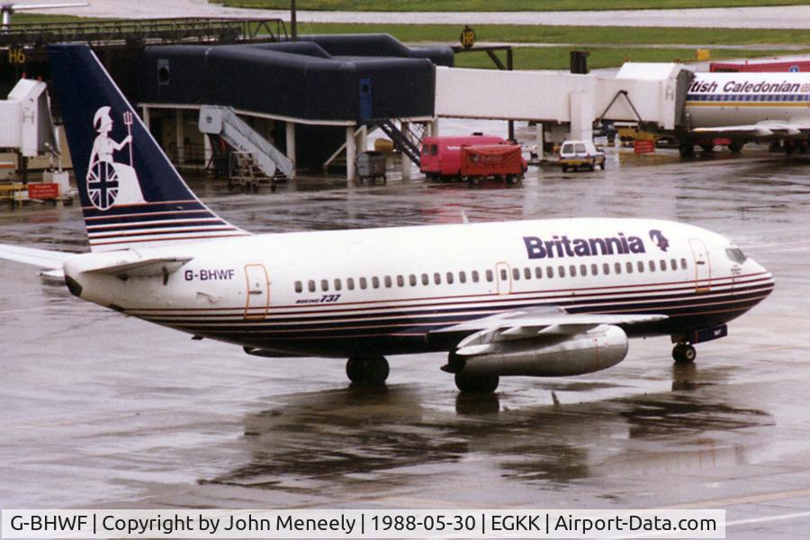 G-BHWF, 1980 Boeing 737-204 C/N 22365, Taxiing out