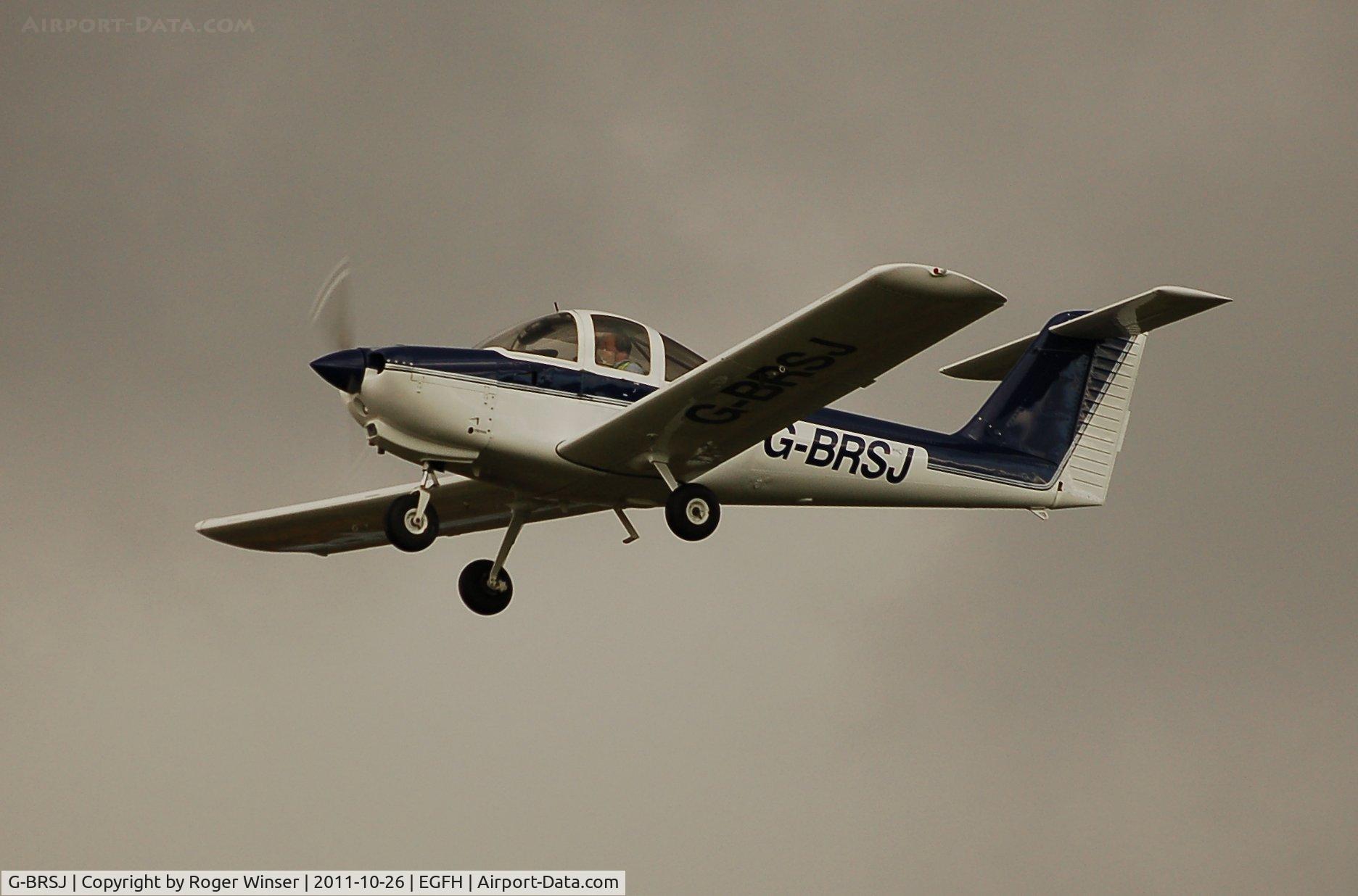 G-BRSJ, 1981 Piper PA-38-112 Tomahawk Tomahawk C/N 38-81A0044, Cambrian Flying Club Tomahawk in new colour scheme.
