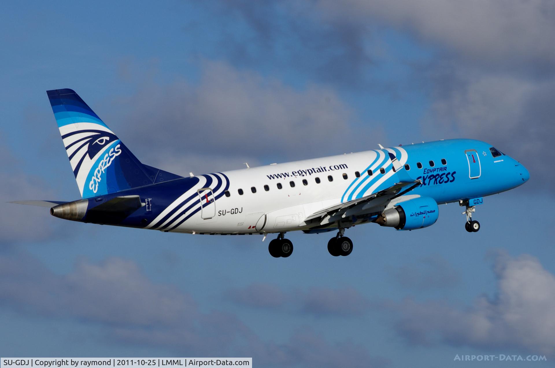 SU-GDJ, 2009 Embraer 170LR (ERJ-170-100LR) C/N 17000282, ERJ170 SU-GDJ Eygptair
